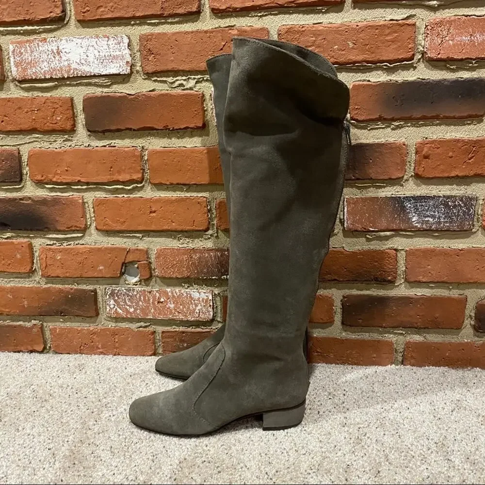 Steve Madden Steven Over the Knee Suede Boots Size 6 tall boots Flat Boots
